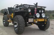 Vintage Classic WWII US Army style replica Ford GPW & Willys MB jeeps