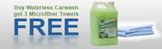 Free Car Detailing Microfiber Towels on Waterless Car Wash - 3DProduct