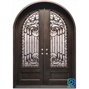 European Style High-end Wrought Iron Entry Doors In Vietnam