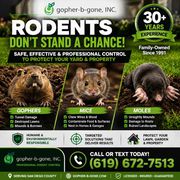 San Diego Gopher & Rodent Control - Safe,  Effective,  Local
